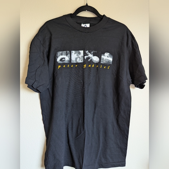 Peter Gabriel Tour 02-03 Black Tee - Picture 1 of 4